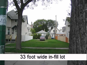 in-fill lot